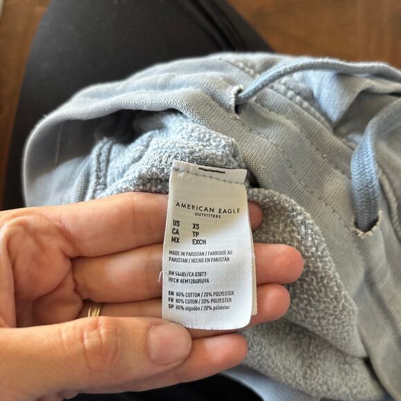 American‎ Eagle Outfitters Super Soft Drawstring Jogger Pants Blue Women's XS - Picture 6 of 12